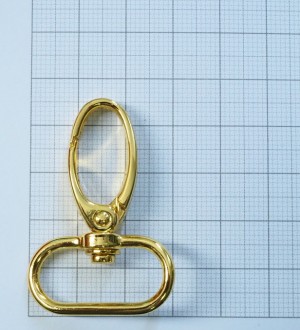 Карабин для сумки. Золото 25 мм "Golden"