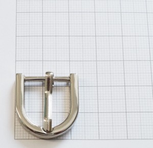 Пряжка. Никель 16 мм
