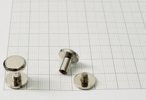 Кобурной винт 10х8 мм. Никель