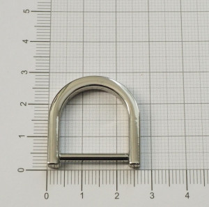 Полукольцо 20 мм. Никель полированный